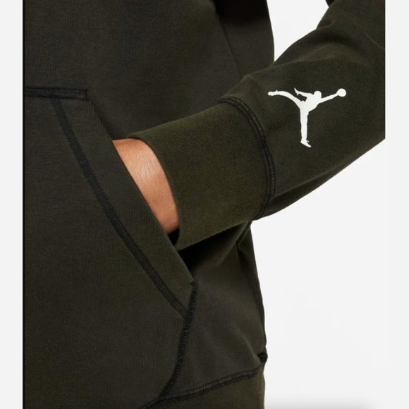 Jordan Dri-FIT Zion Anime Nike Men's Performance Hoodie Black White - Picture 5 of 11